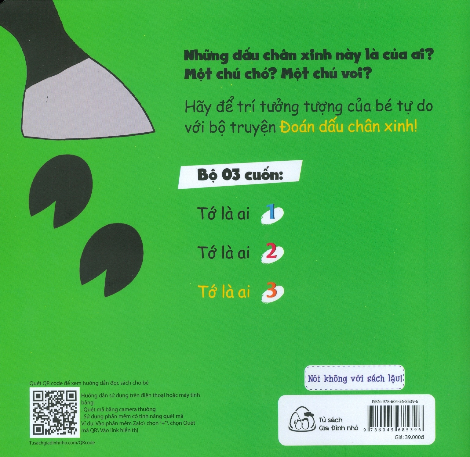 bộ ehon nhận biết - đoán dấu chân xinh - tớ là ai? - tập 3 (từ 1 - 6 tuổi) - Ảnh 7