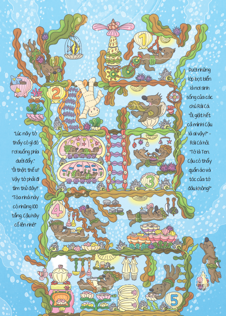 Bộ
						
										
										Ehon Nhật Bản - Tòa Nhà 100 Tầng - Dưới Biển (Tái Bản 2024) - Ảnh 5