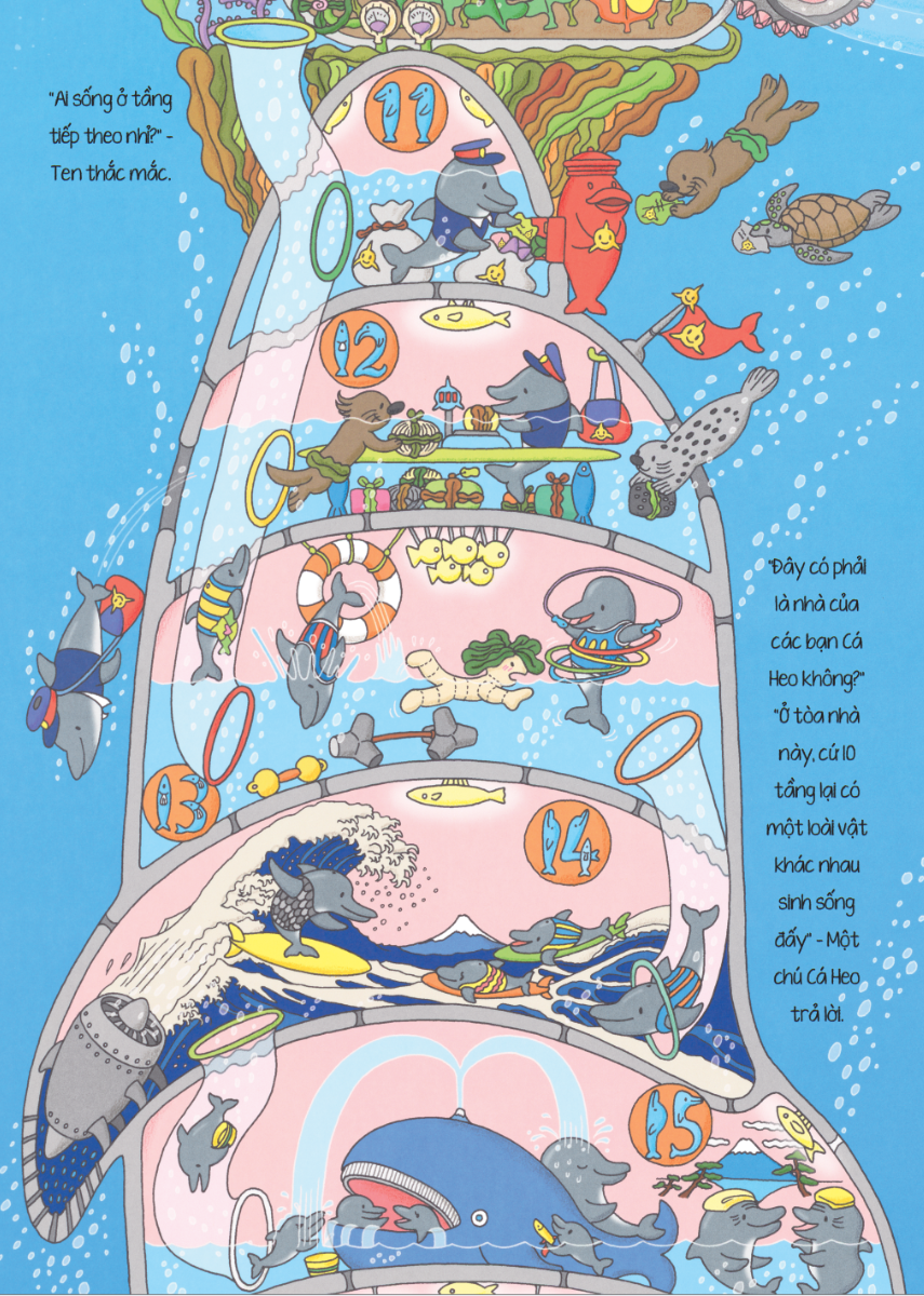 Bộ
						
										
										Ehon Nhật Bản - Tòa Nhà 100 Tầng - Dưới Biển (Tái Bản 2024) - Ảnh 6