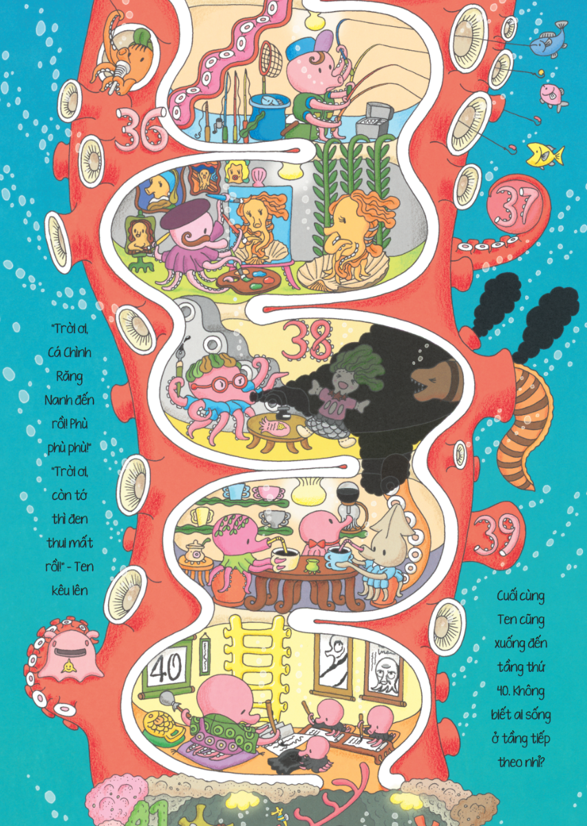 Bộ
						
										
										Ehon Nhật Bản - Tòa Nhà 100 Tầng - Dưới Biển (Tái Bản 2024) - Ảnh 7