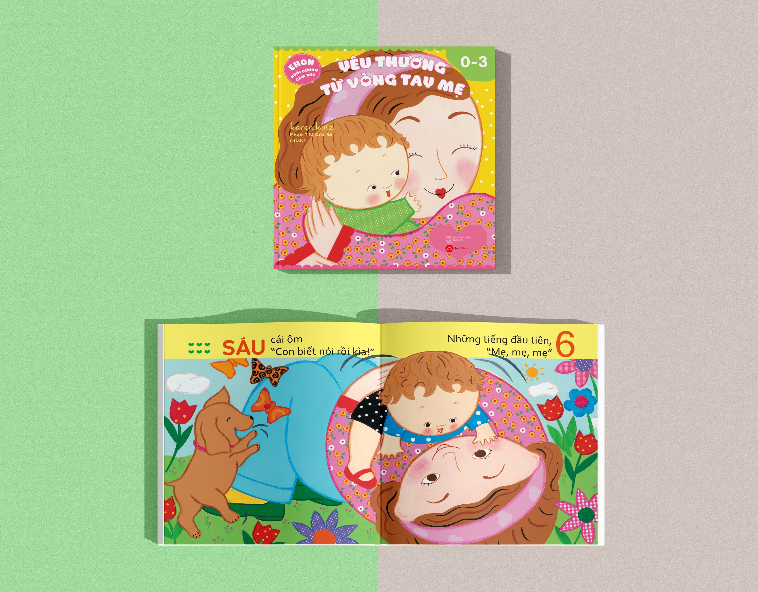 Bộ
						
										
										Ehon Nuôi Dưỡng Cảm Xúc - Yêu Thương Từ Vòng Tay Mẹ (Từ 0 - 3 tuổi) - Ảnh 4