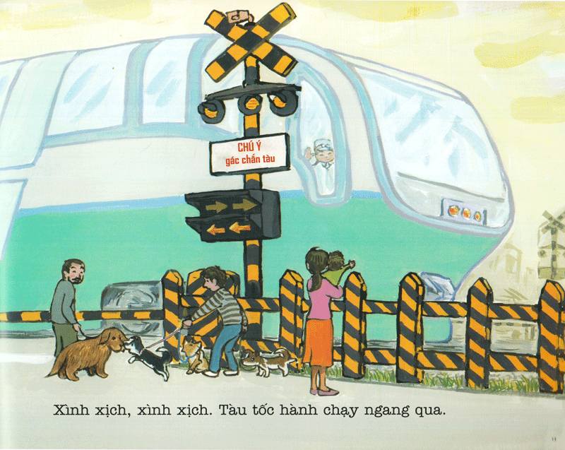 bộ ehon - thực phẩm tâm hồn cho bé - xe bus píng poong đi biển (tái bản 2020) - Ảnh 12