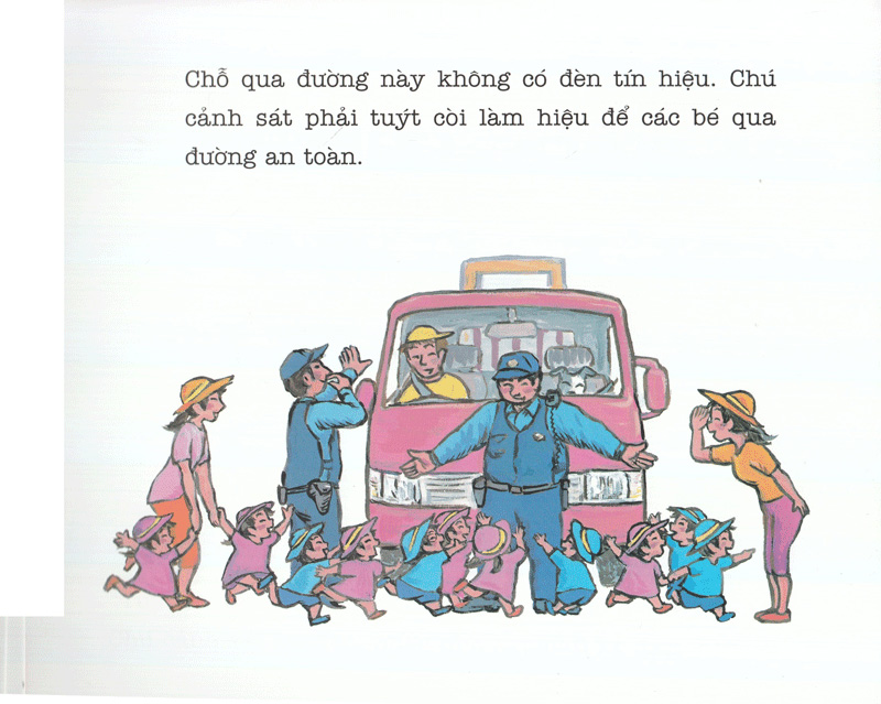 bộ ehon - thực phẩm tâm hồn cho bé - xe tuần tra cố lên nhé! (tái bản 2020) - Ảnh 9