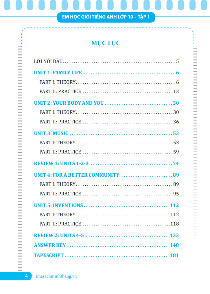 bộ em học giỏi tiếng anh 10 - tập 1 - Ảnh 3
