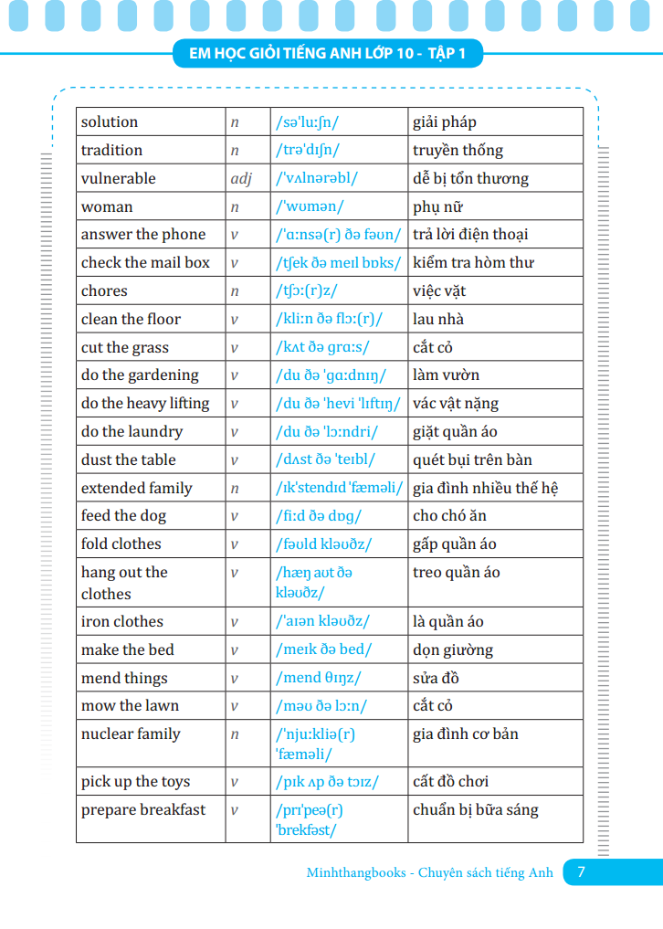 bộ em học giỏi tiếng anh 10 - tập 1 - Ảnh 5