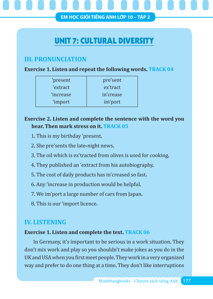 bộ em học giỏi tiếng anh 10 - tập 2 - Ảnh 13