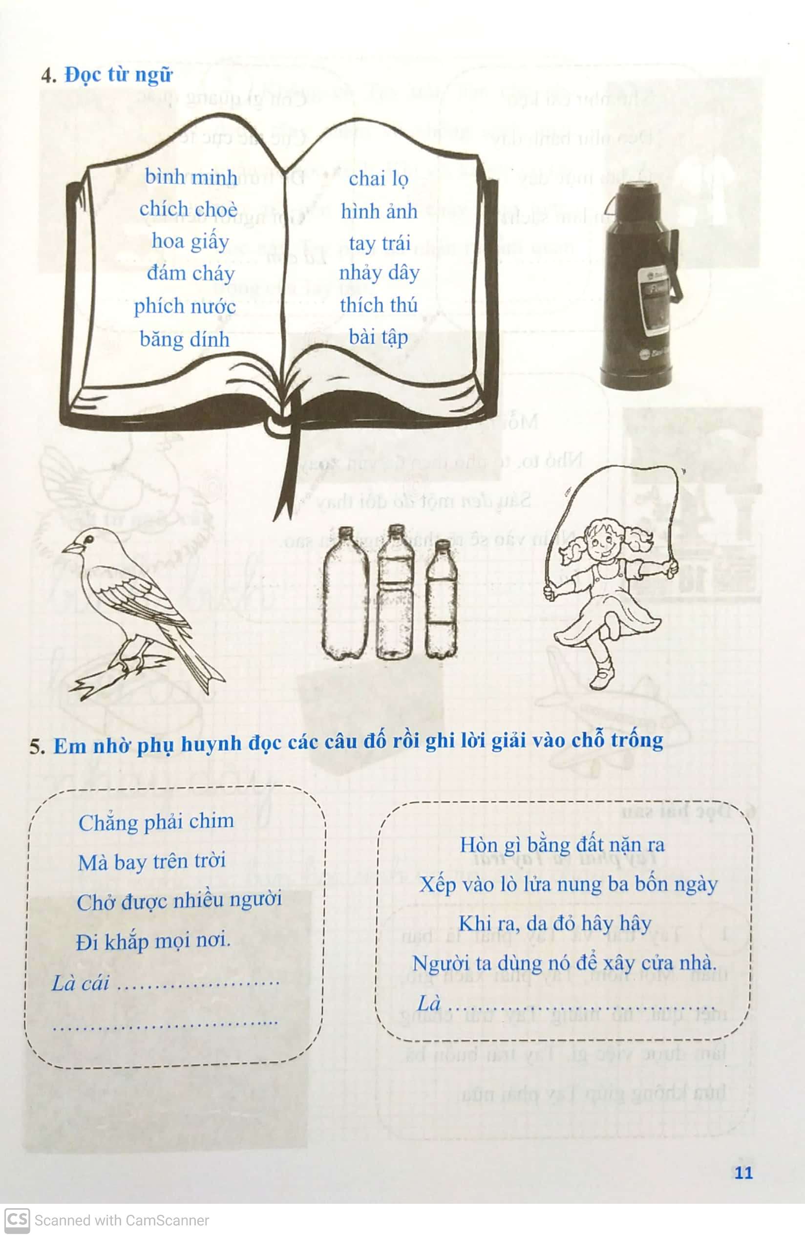 bộ em học tiếng việt 1 - tập 2 - Ảnh 10