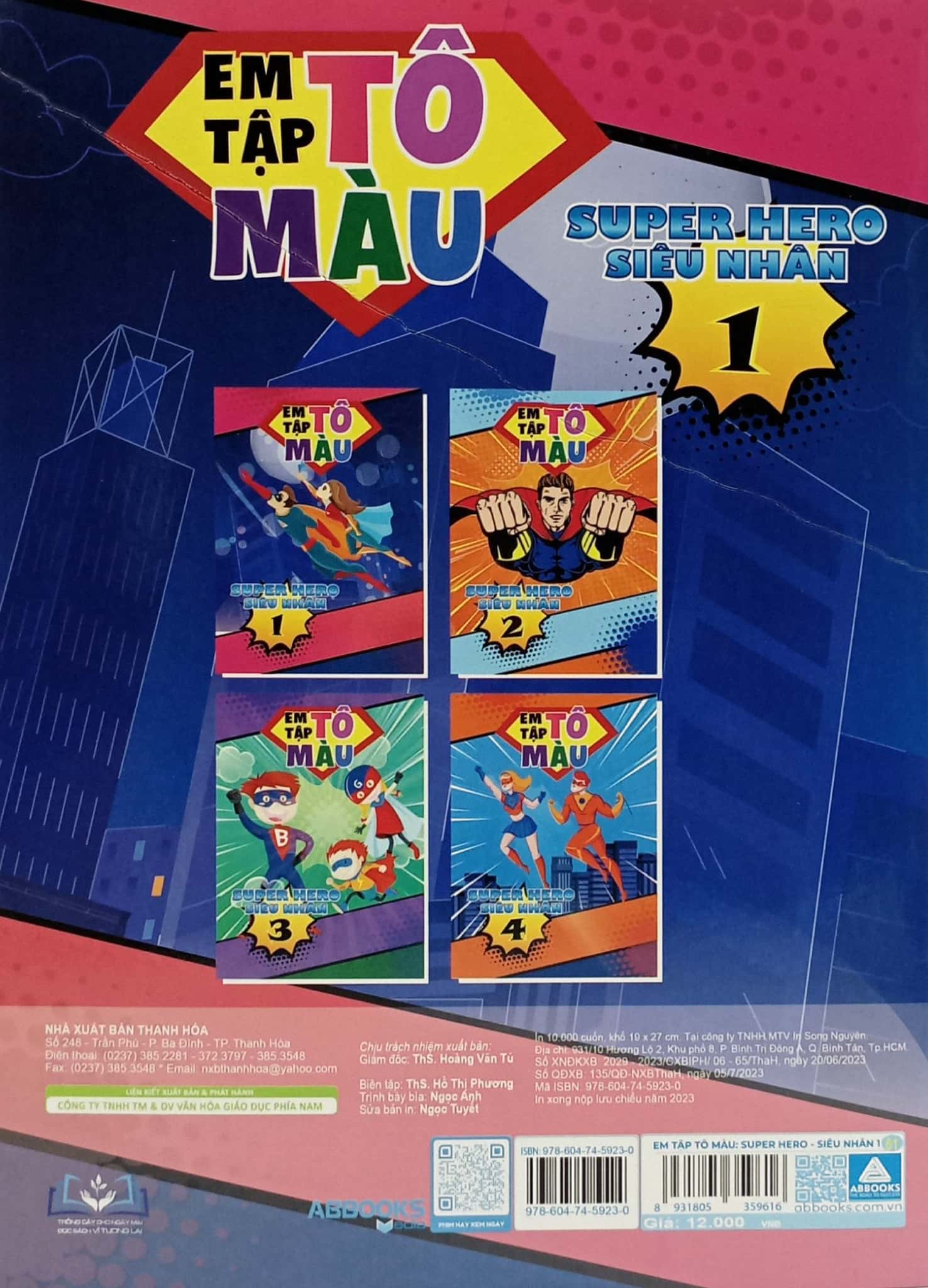 bộ em tập tô màu - super hero siêu nhân 1 - Ảnh 6