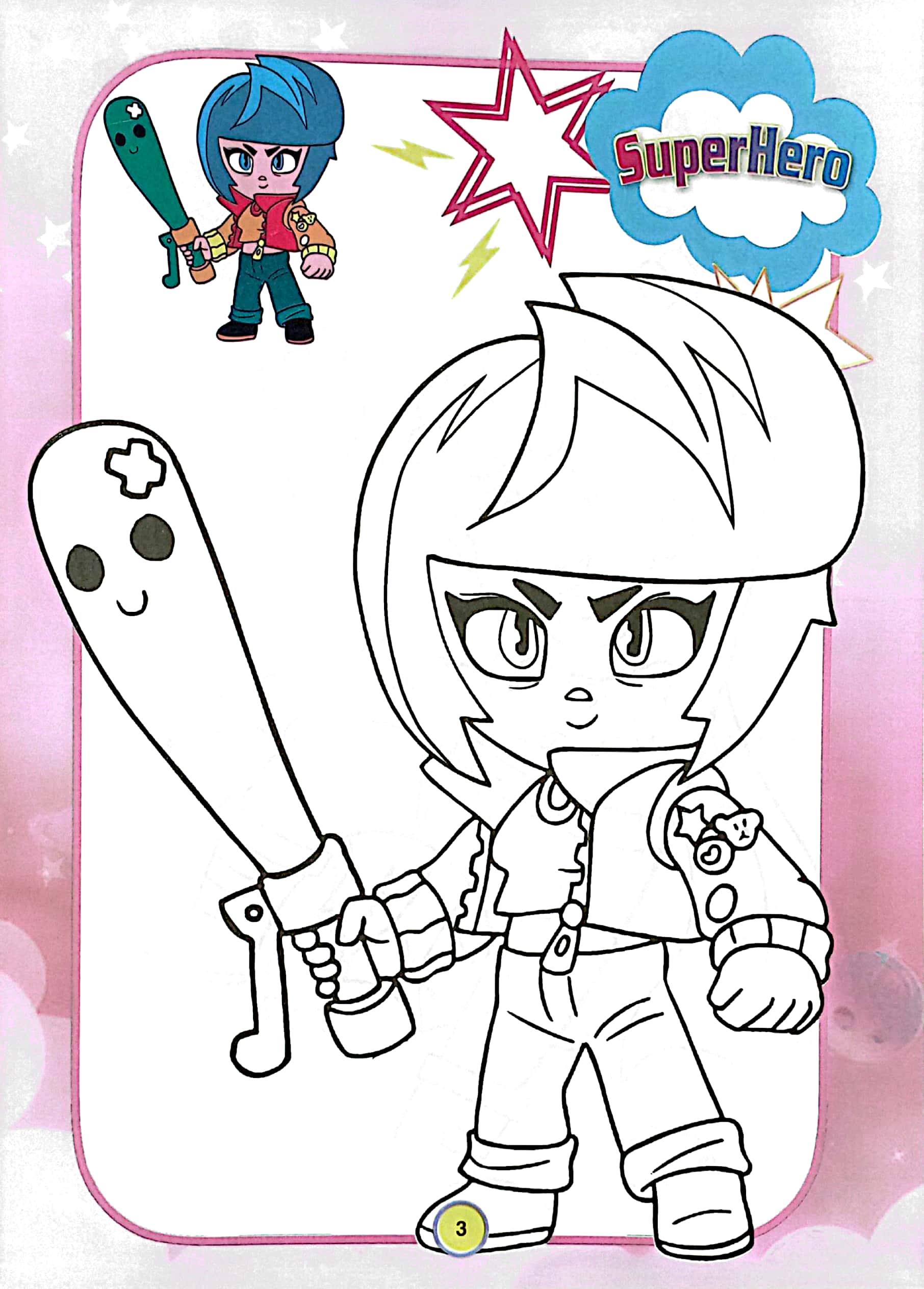 bộ em tập tô màu - super hero siêu nhân 3 - Ảnh 5