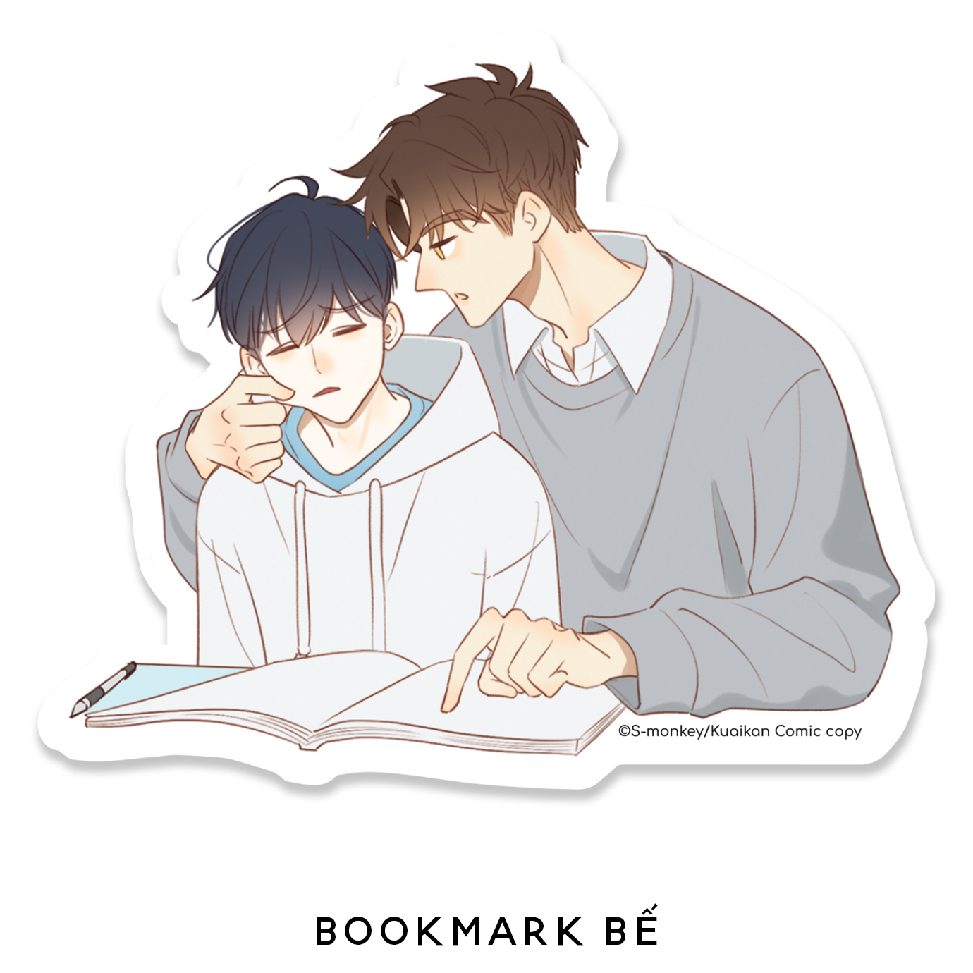 bộ em trai hàng xóm bướng bỉnh quá - tập 2 - tặng kèm bookmark bế + postcard bồi - Ảnh 3