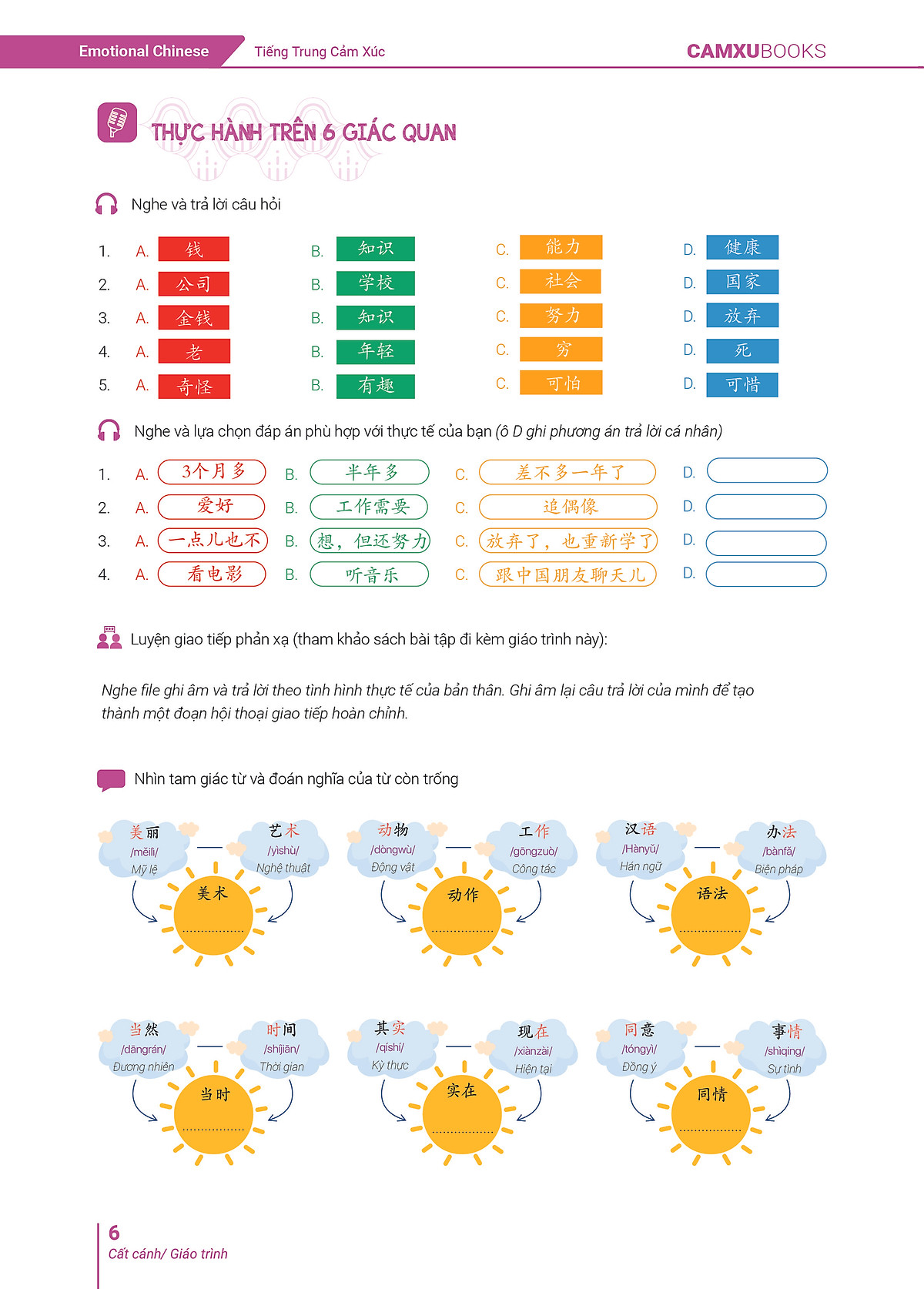 Bộ Emotional Chinese - Học Tiếng Trung Dễ Như Ăn Kẹo - Tập 3 - Cất Cánh - Sách Bài Tập - Ảnh 8