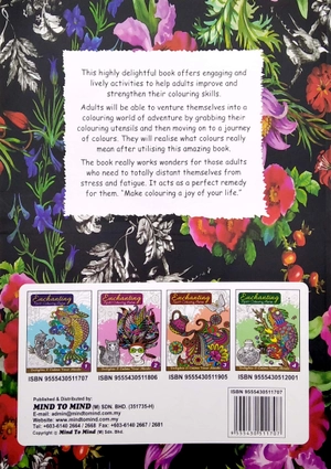 bộ enchanting adult colouring series: book 1 - Ảnh 6