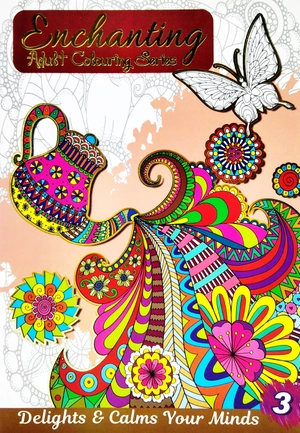 bộ enchanting adult colouring series - book 3 - Ảnh 2