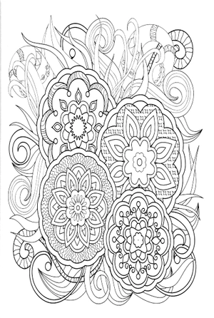 bộ enchanting adult colouring series - book 3 - Ảnh 5