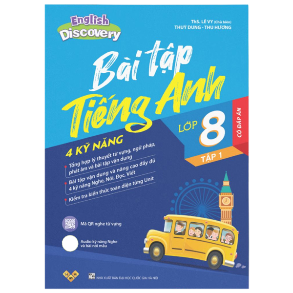 Bộ
English Discovery - Bài Tập Tiếng Anh 8 - Tập 1 (Có Đáp Án)
