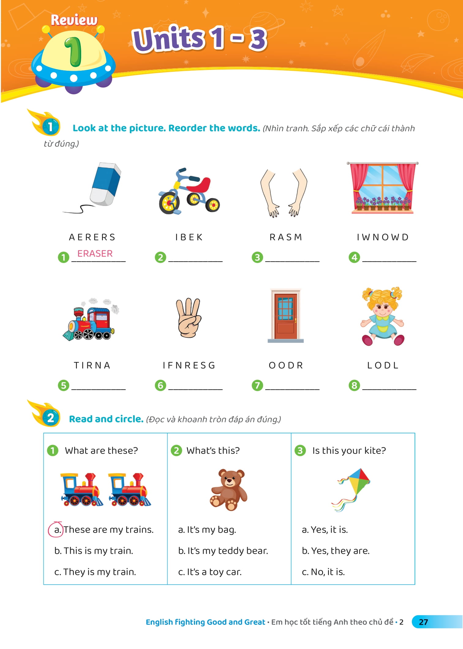 bộ english fighting good and great - em học tốt tiếng anh theo chủ đề 2 - Ảnh 14