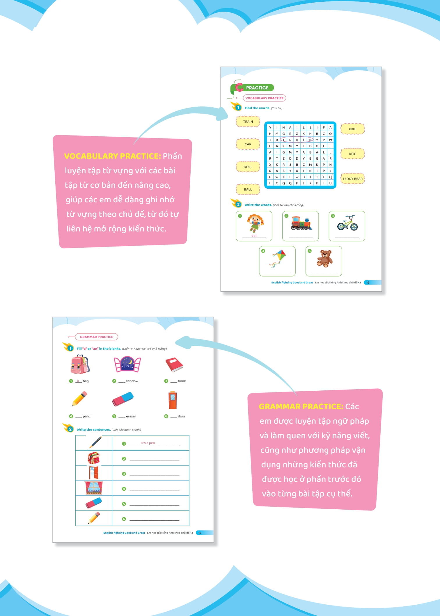 bộ english fighting good and great - em học tốt tiếng anh theo chủ đề 2 - Ảnh 5