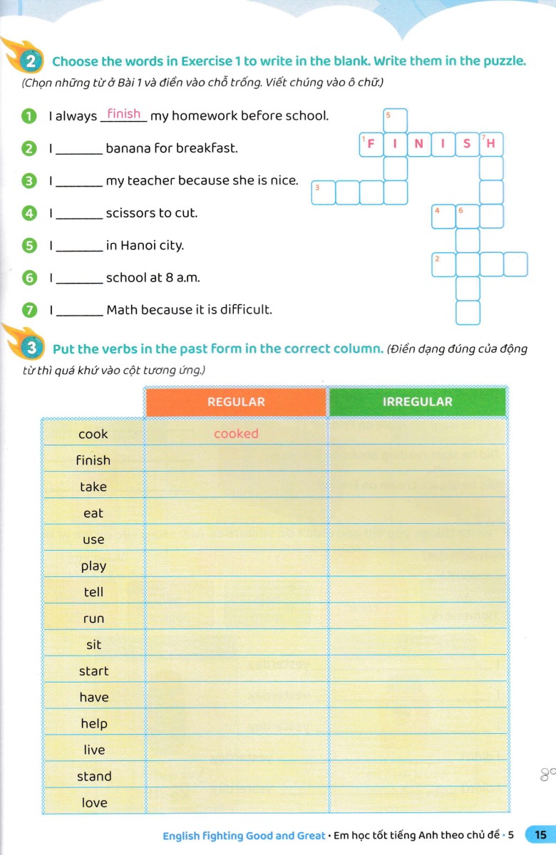bộ english fighting good and great - em học tốt tiếng anh theo chủ đề 5 - Ảnh 13