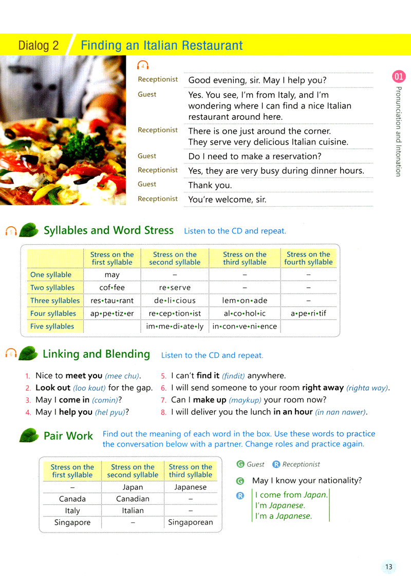 bộ english for tourism and restaurants - book 1 (kèm đĩa mp3) - Ảnh 10