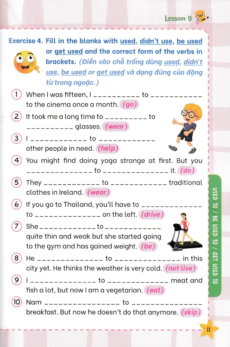bộ english grammar for flyers 2 - có đáp án - Ảnh 10