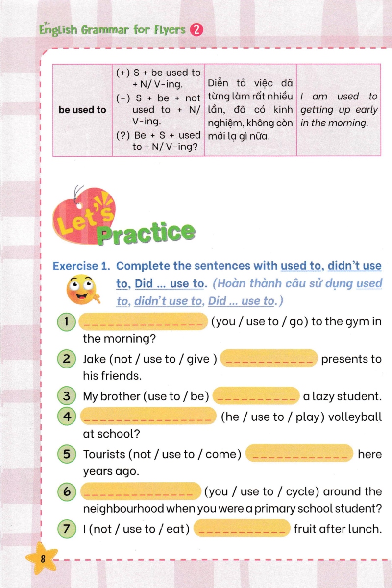 bộ english grammar for flyers 2 - có đáp án - Ảnh 7