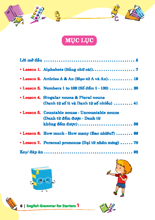 bộ english grammar for starters 1 (có đáp án) - Ảnh 3