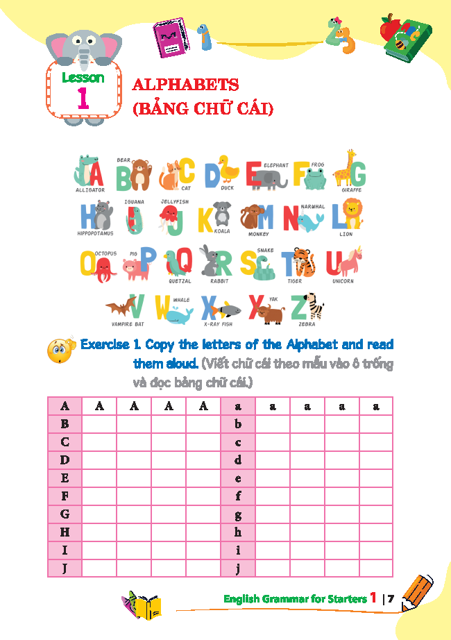 bộ english grammar for starters 1 (có đáp án) - Ảnh 4