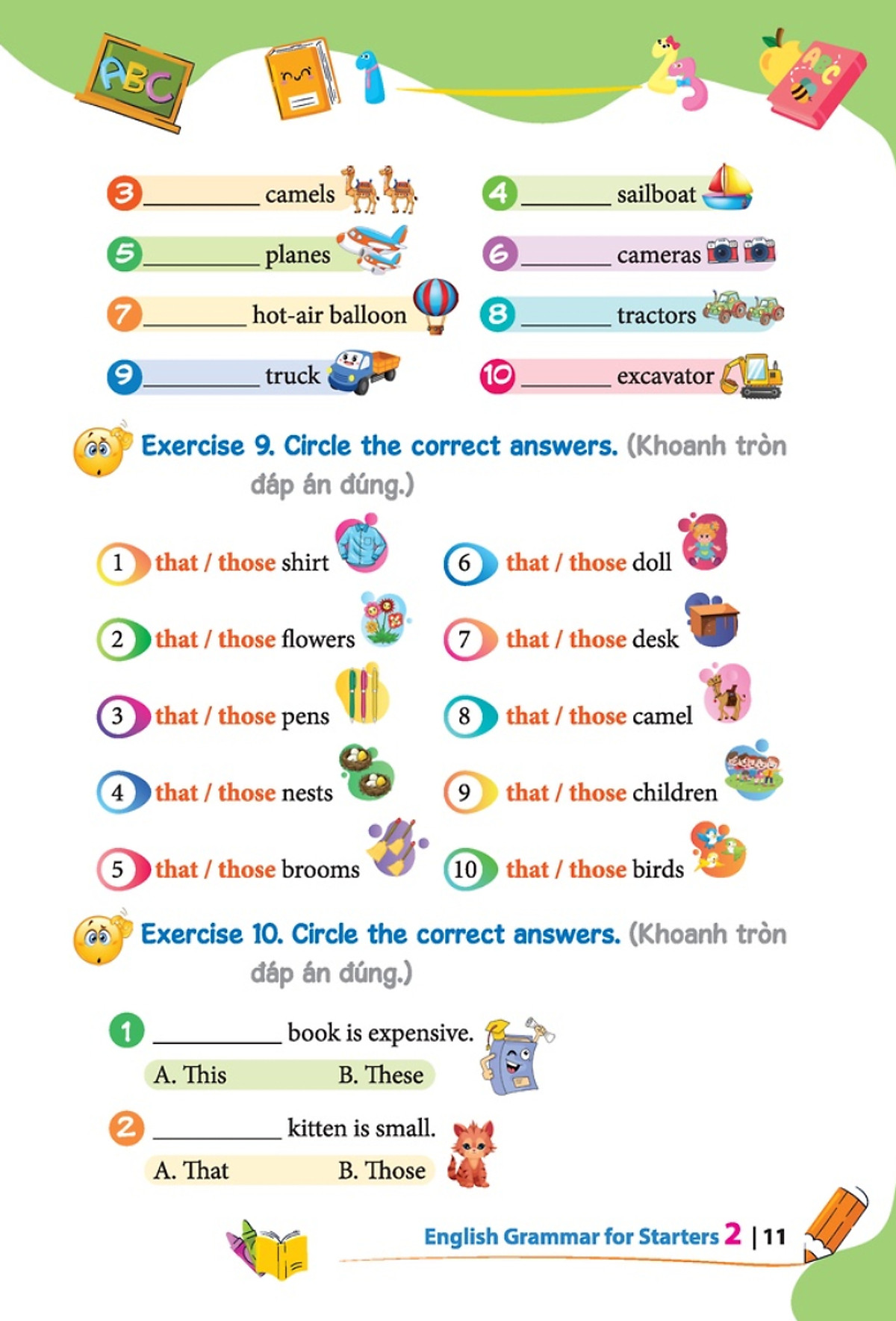 bộ english grammar for starters 2 (có đáp án) - Ảnh 6