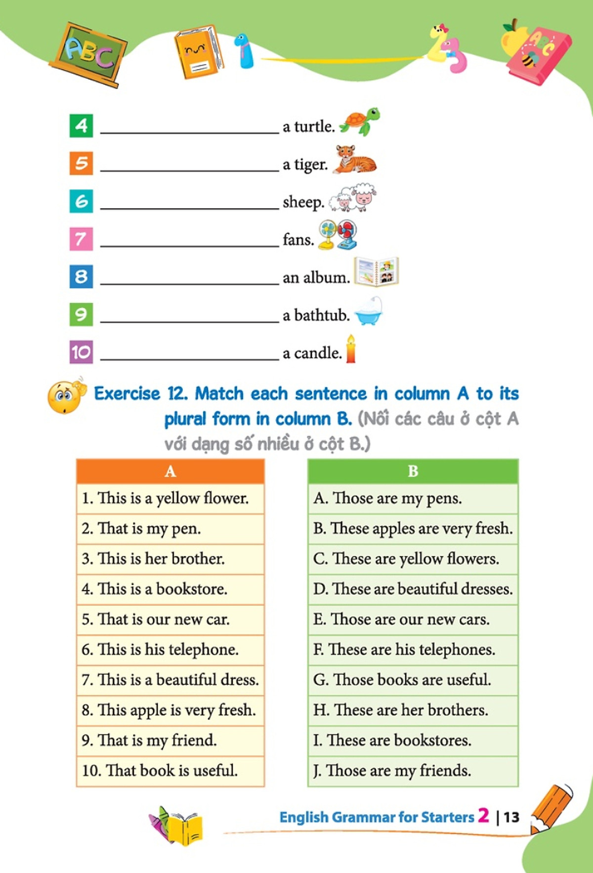 bộ english grammar for starters 2 (có đáp án) - Ảnh 8