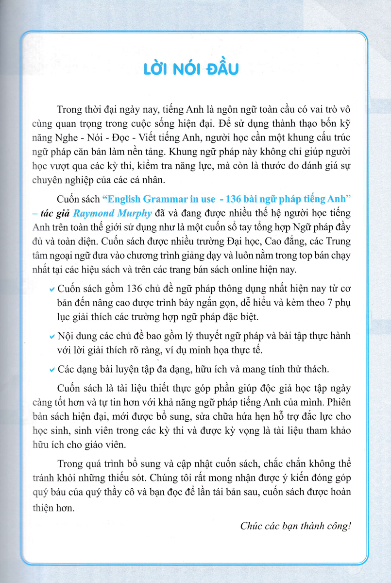bộ english grammar in use - 136 đề mục ngữ pháp tiếng anh - Ảnh 3