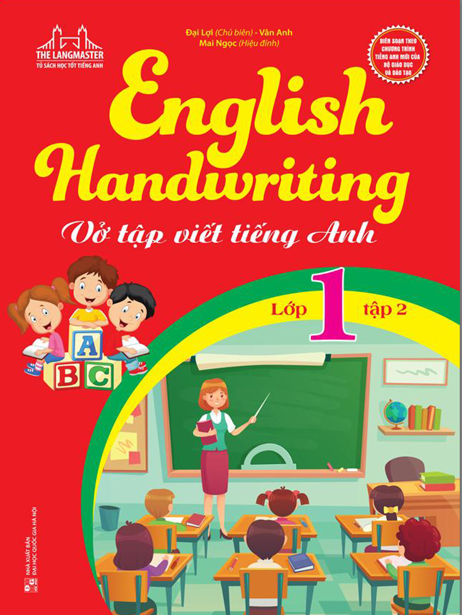 bộ english handwriting - vở tập viết tiếng anh lớp 1 - tập 2 - Ảnh 2