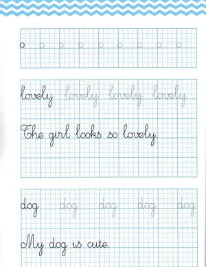 bộ english handwriting - vở tập viết tiếng anh lớp 2 - tập 1 - Ảnh 9