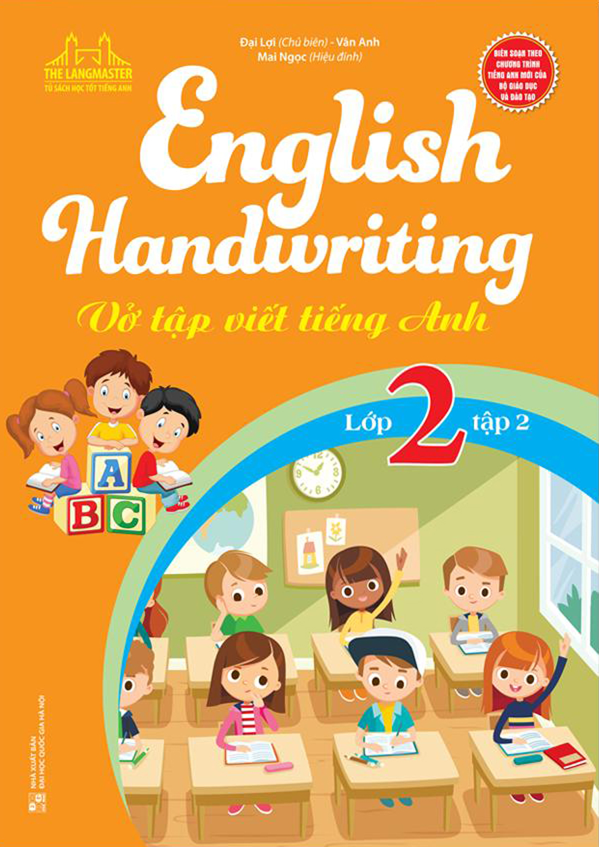 bộ english handwriting - vở tập viết tiếng anh lớp 2 - tập 2 - Ảnh 2