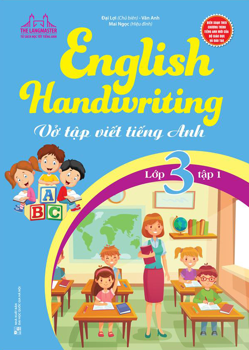 bộ english handwriting - vở tập viết tiếng anh lớp 3 - tập 1 - Ảnh 2