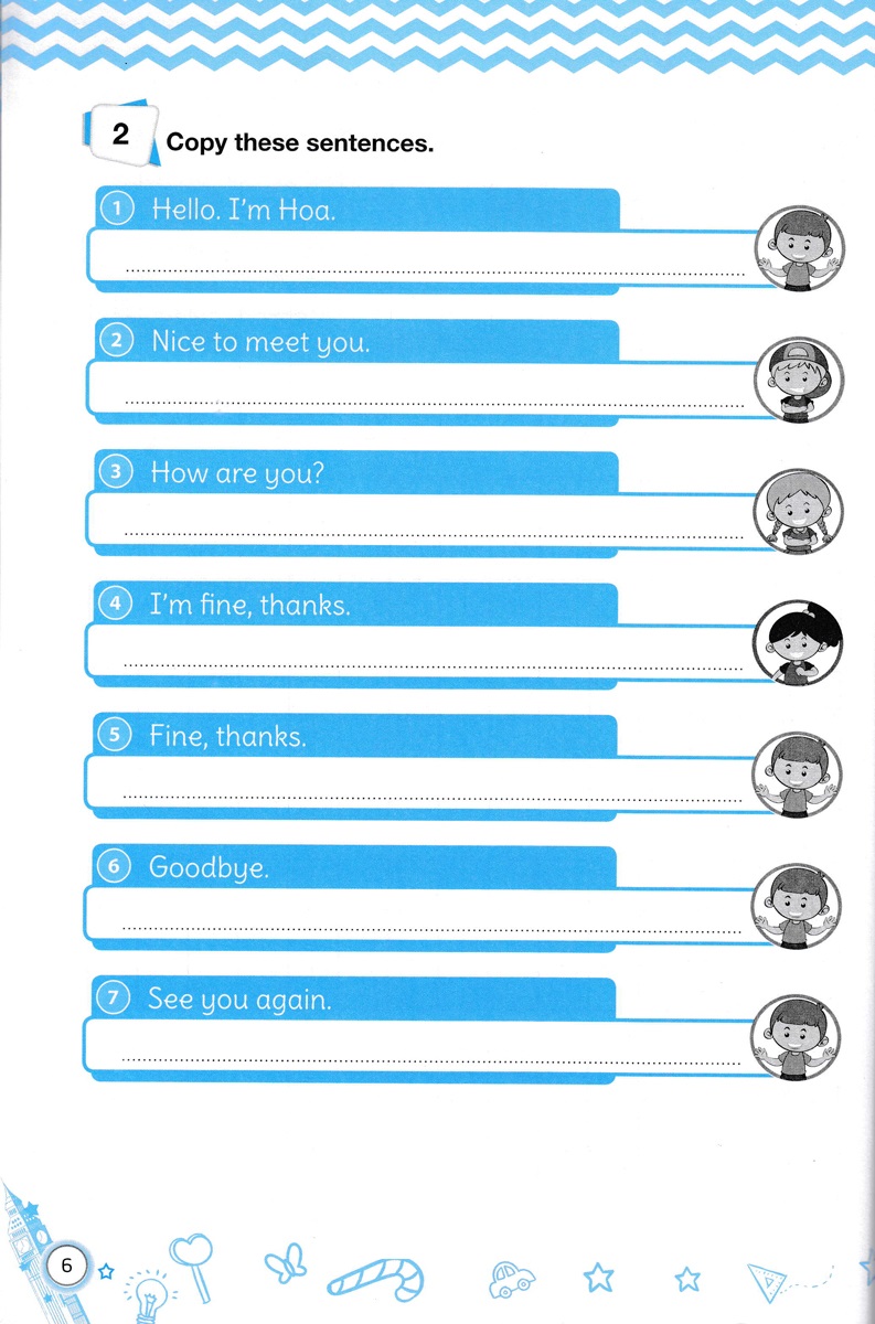 bộ english handwriting - vở tập viết tiếng anh lớp 3 - tập 1 - Ảnh 5