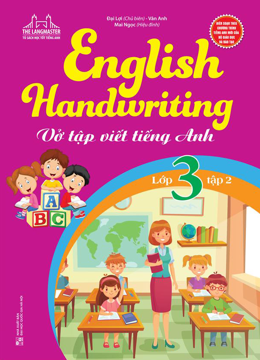 bộ english handwriting - vở tập viết tiếng anh lớp 3 - tập 2 - Ảnh 2