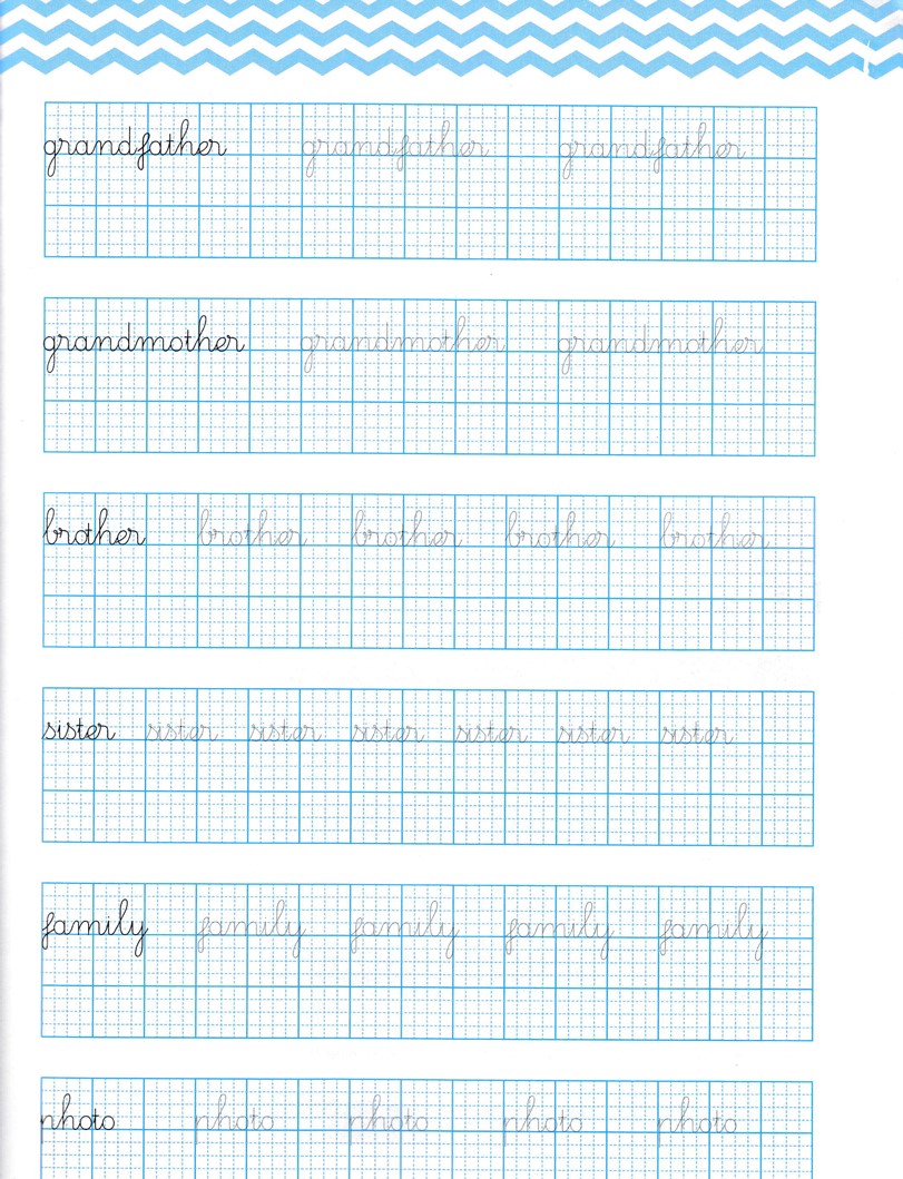 bộ english handwriting - vở tập viết tiếng anh lớp 3 - tập 2 - Ảnh 5
