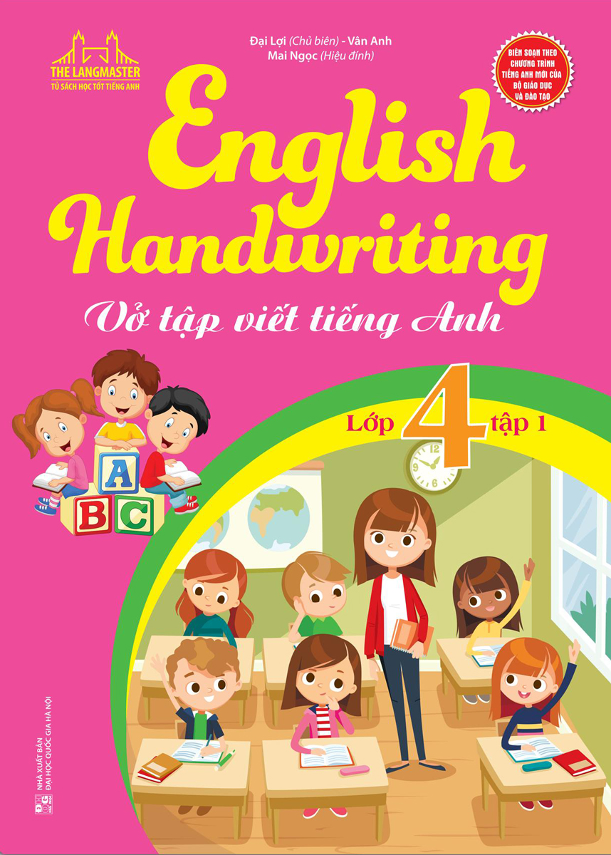 bộ english handwriting - vở tập viết tiếng anh lớp 4 - tập 1 - Ảnh 2