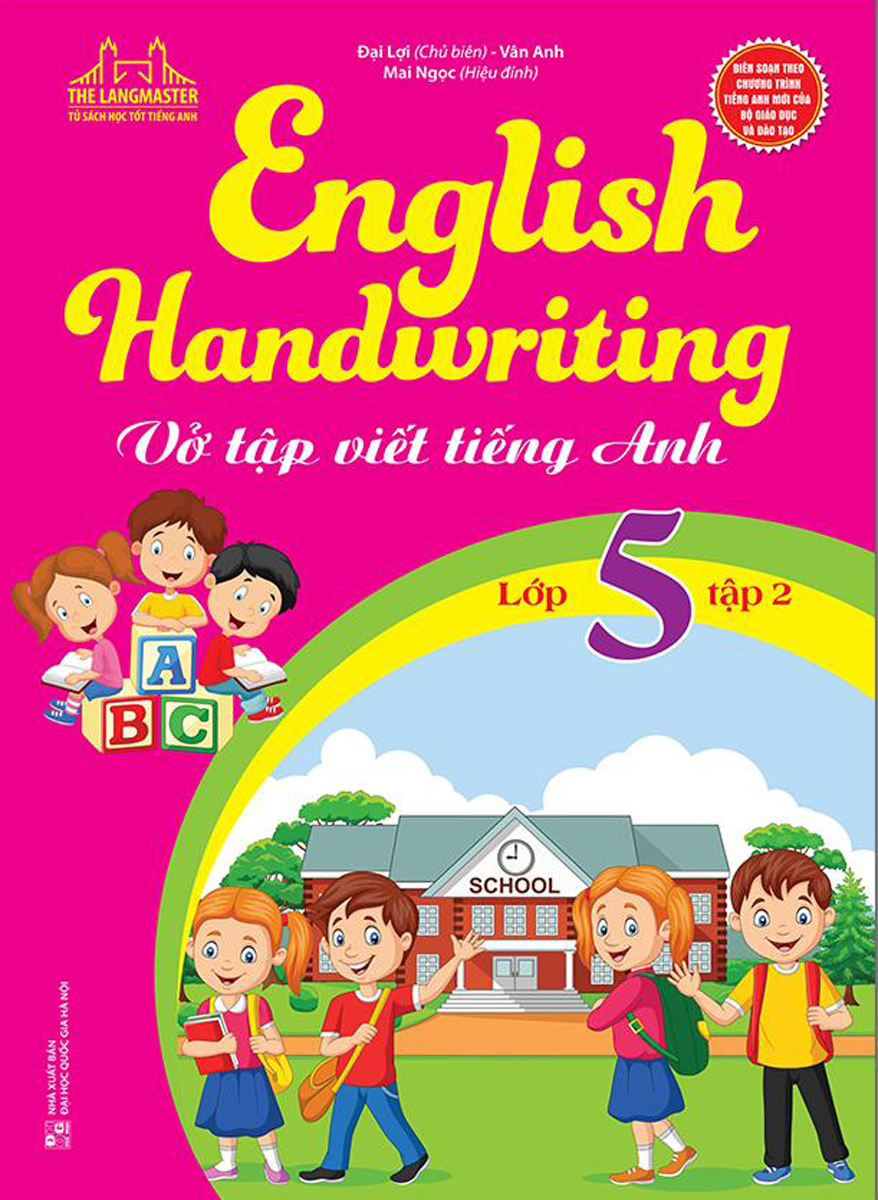 bộ english handwriting - vở tập viết tiếng anh lớp 5 - tập 2 - Ảnh 2