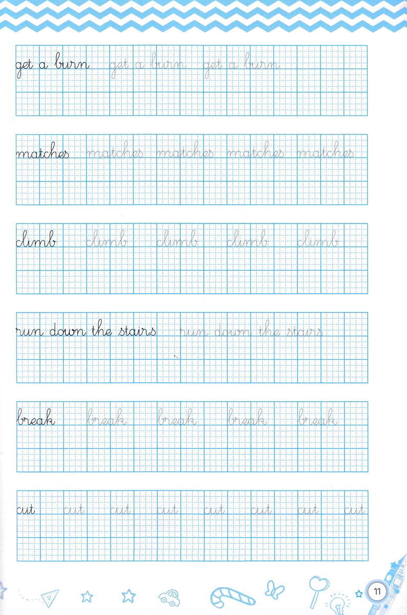 bộ english handwriting - vở tập viết tiếng anh lớp 5 - tập 2 - Ảnh 7