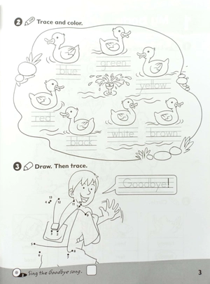 bộ english land 1: activity book with cd - Ảnh 5