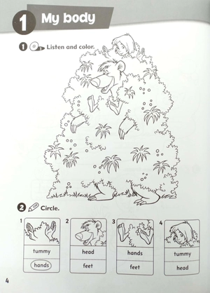 bộ english land 1: activity book with cd - Ảnh 6