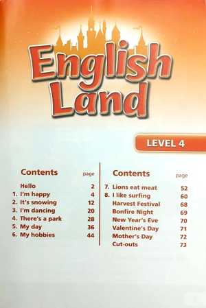 bộ english land (2nd edition) level 4: student book + activity book with cds - Ảnh 2