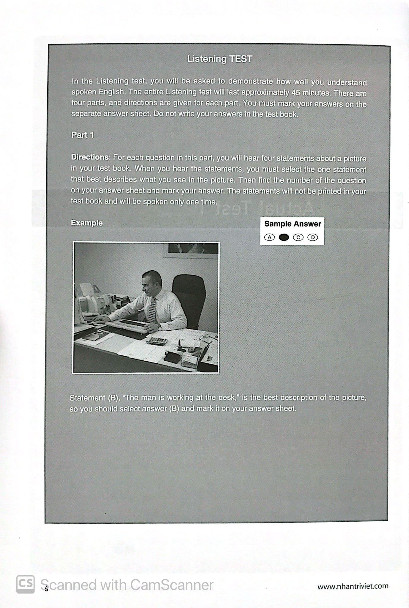 bộ essential test for toeic lc 1000 vol 1 (kèm cd) - Ảnh 4