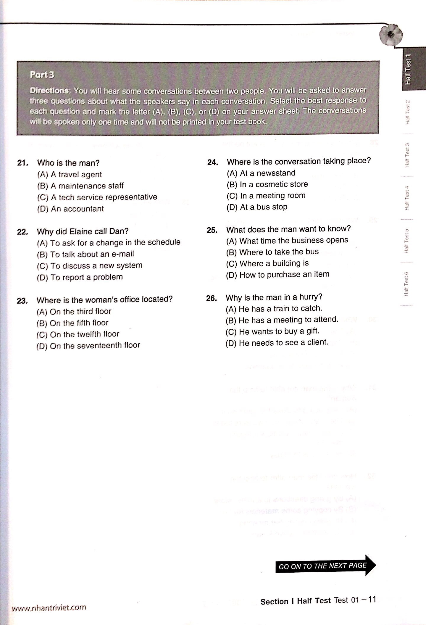 bộ essential test for toeic lc 1000 vol 2 (kèm cd) - Ảnh 8