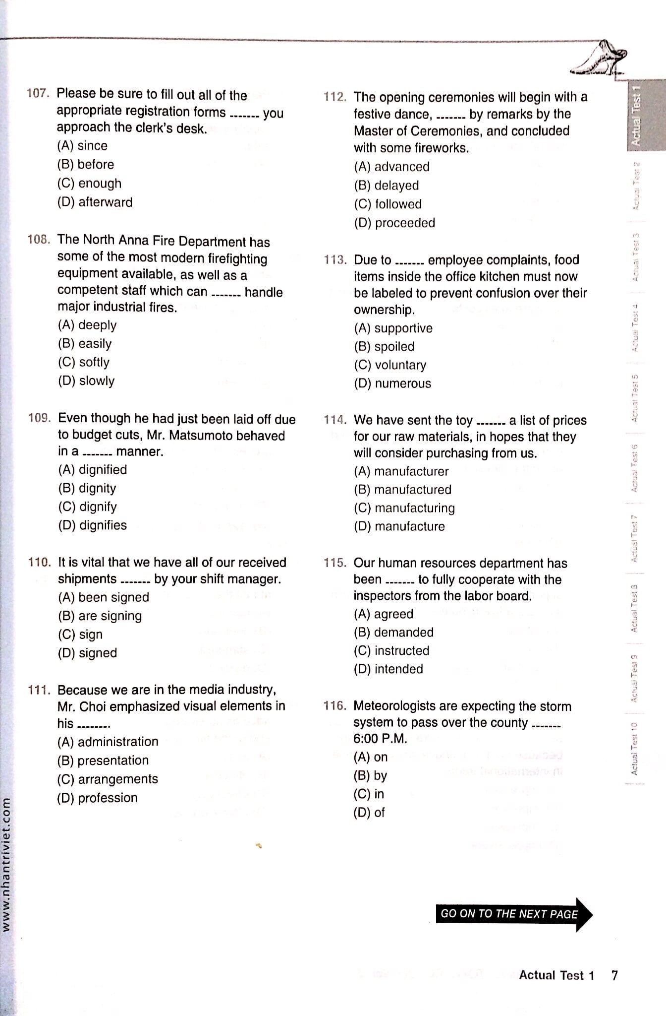 bộ essential test for toeic rc 1000 vol 2 (không cd) - Ảnh 3