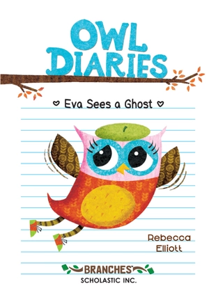 bộ eva sees a ghost: a branches book (owl diaries #2) - Ảnh 5