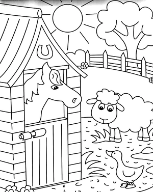 bộ farm colouring fun (book 1) - Ảnh 3