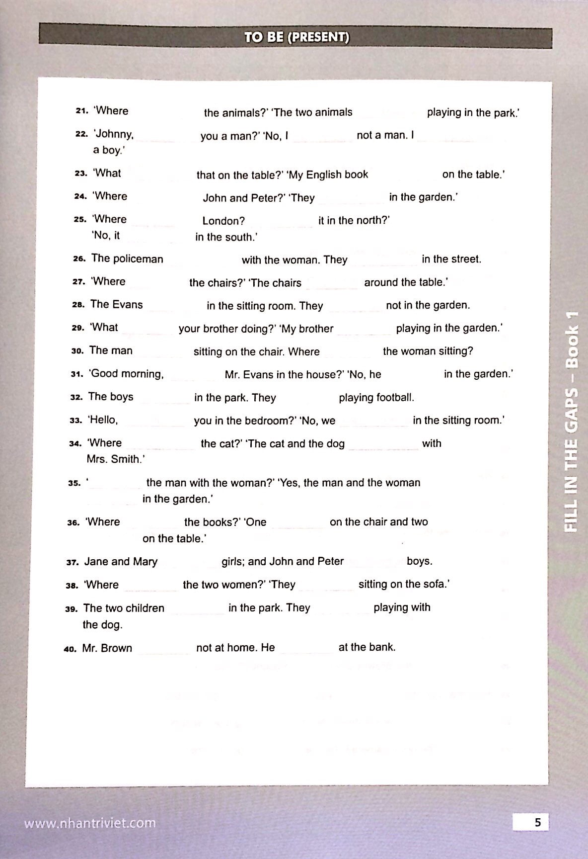 bộ fill in the gaps book 1 - Ảnh 4