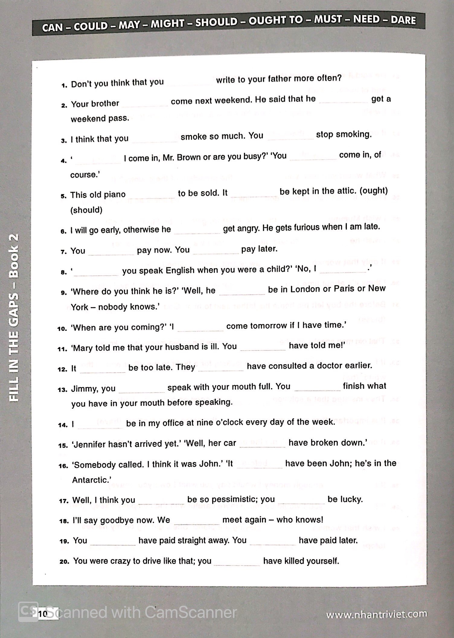 bộ fill in the gaps book 2 - Ảnh 10